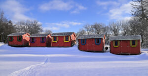 Camp Cabins Winter