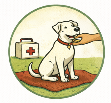 Dogs at Camp safety procedures.