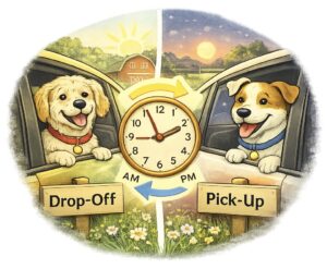 Pick up and drop off times