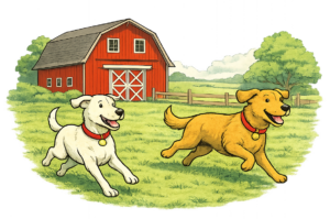 Dogs at Camp Daycare